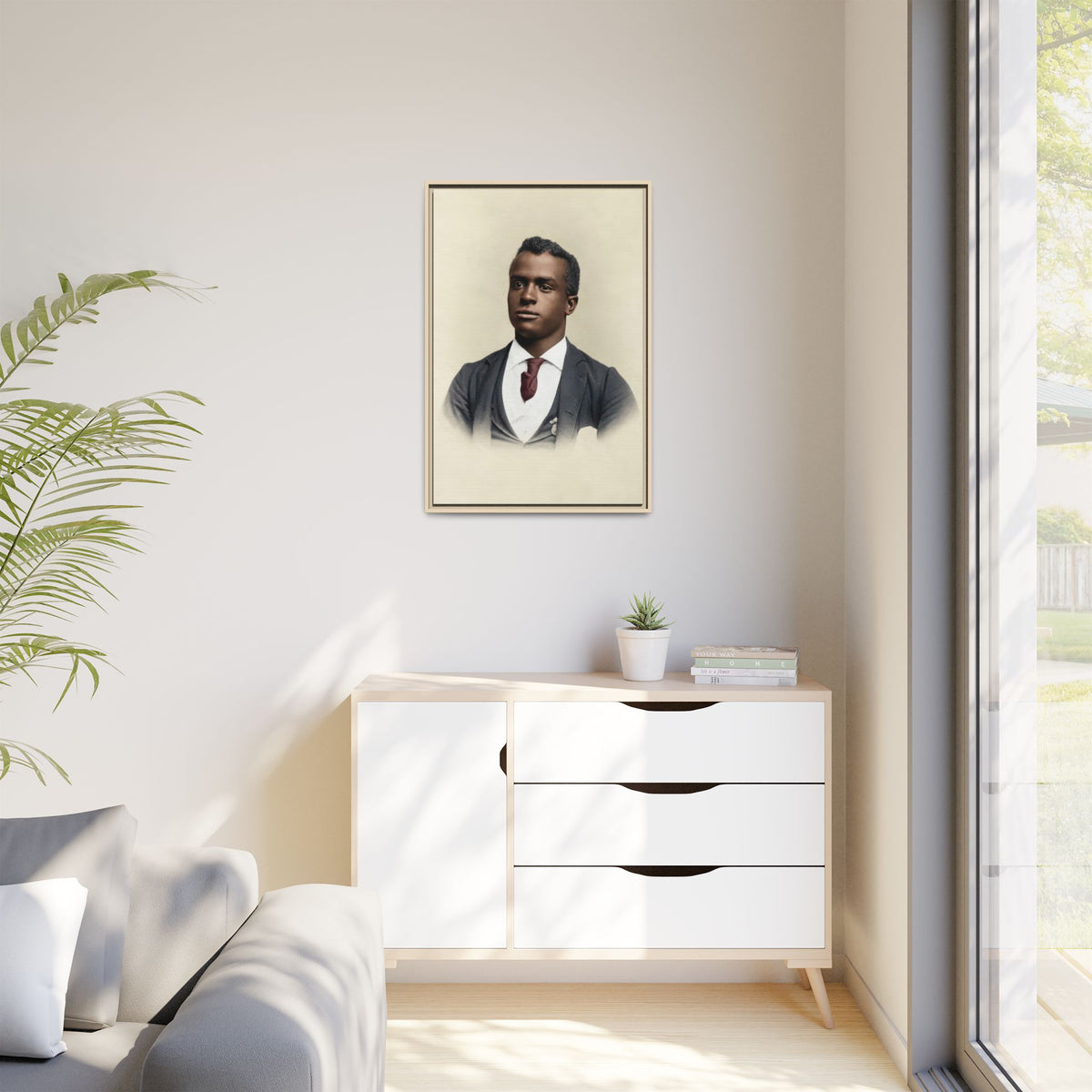 celibataire 027 | Framed Vintage Photo - Matte Canvas