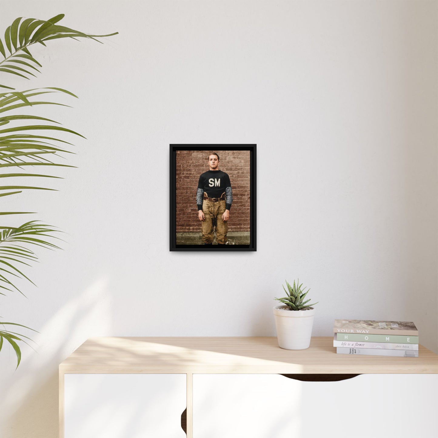 athlétisme 040 | Framed Vintage Photo - Matte Canvas