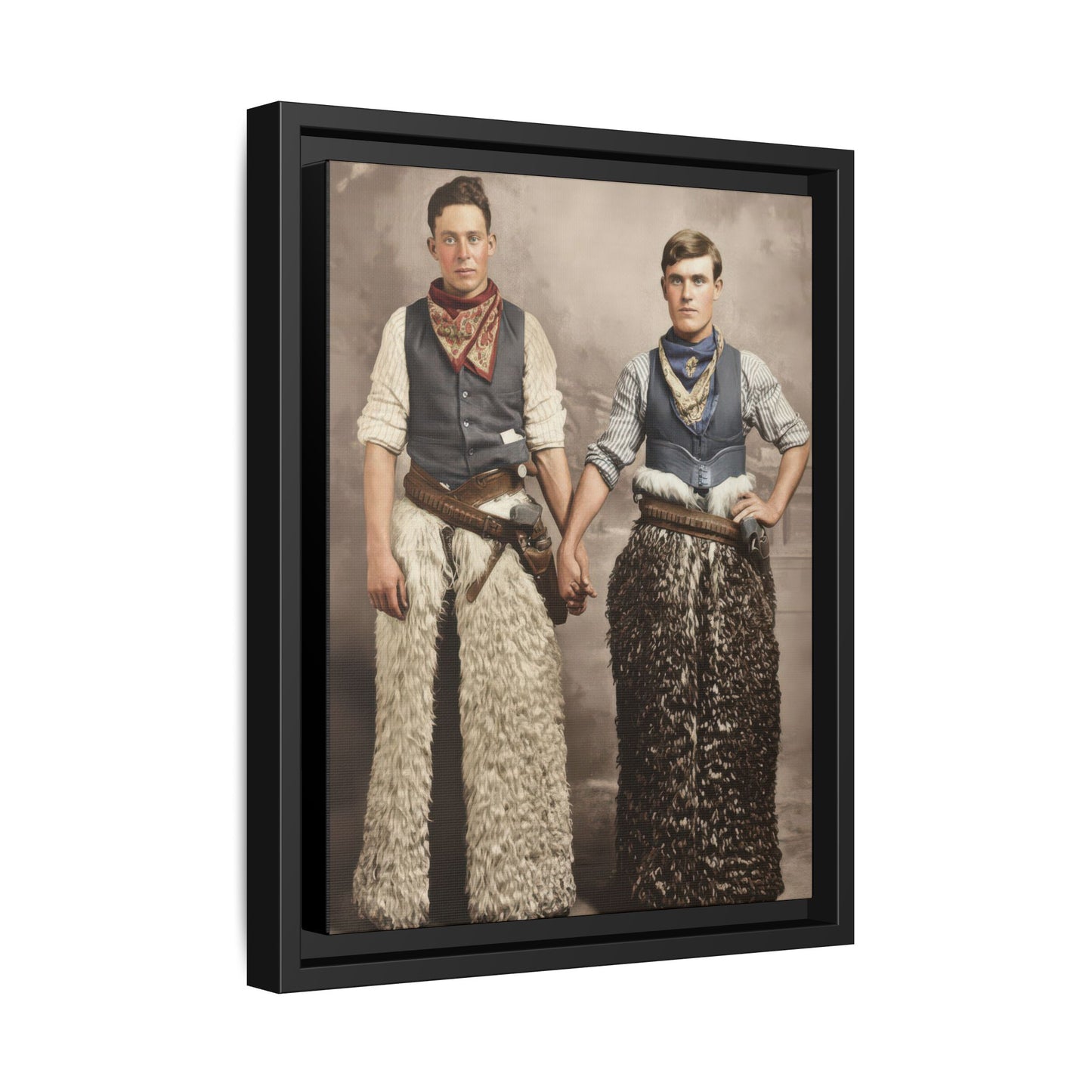 paire 126 | Framed Vintage Photo - Matte Canvas