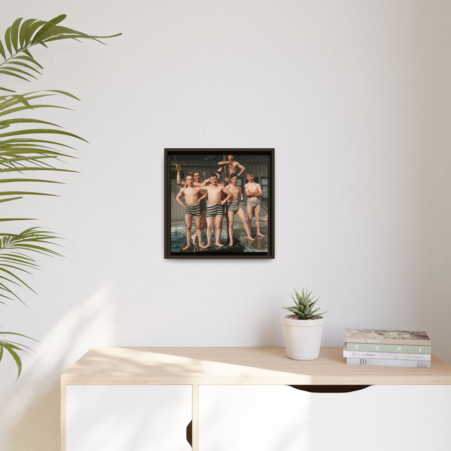 nager 010 | Framed Vintage Photo - Matte Canvas