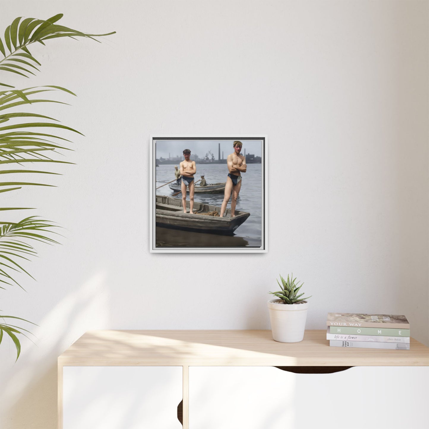 nager 050 | Framed Vintage Photo - Matte Canvas