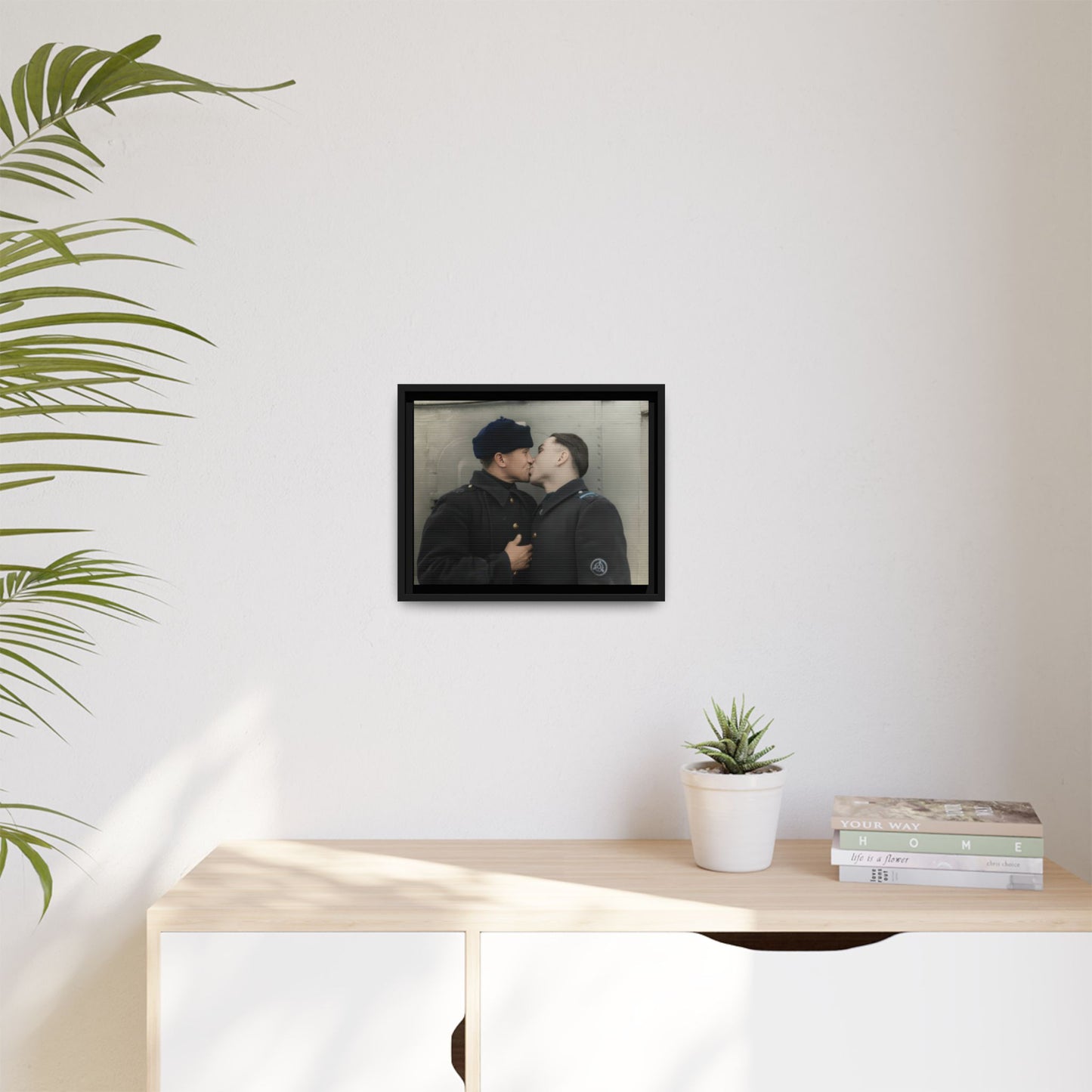 paire 004 | Framed Vintage Photo - Matte Canvas