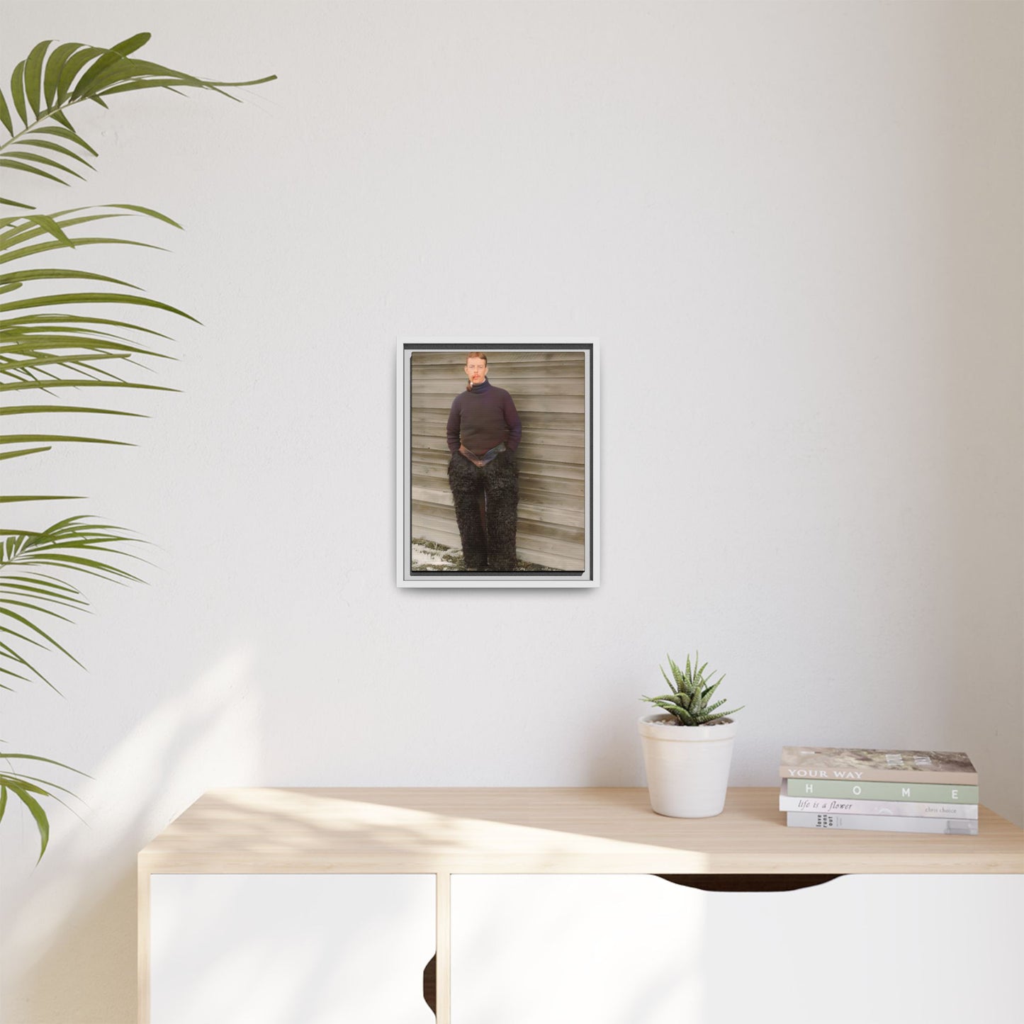 celibataire 036 | Framed Vintage Photo - Matte Canvas