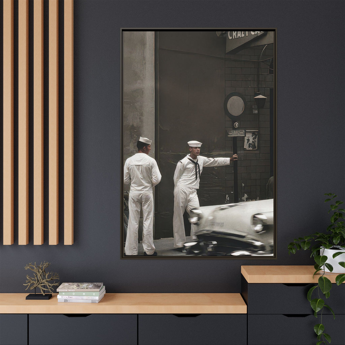 paire 151 | Framed Vintage Photo - Matte Canvas