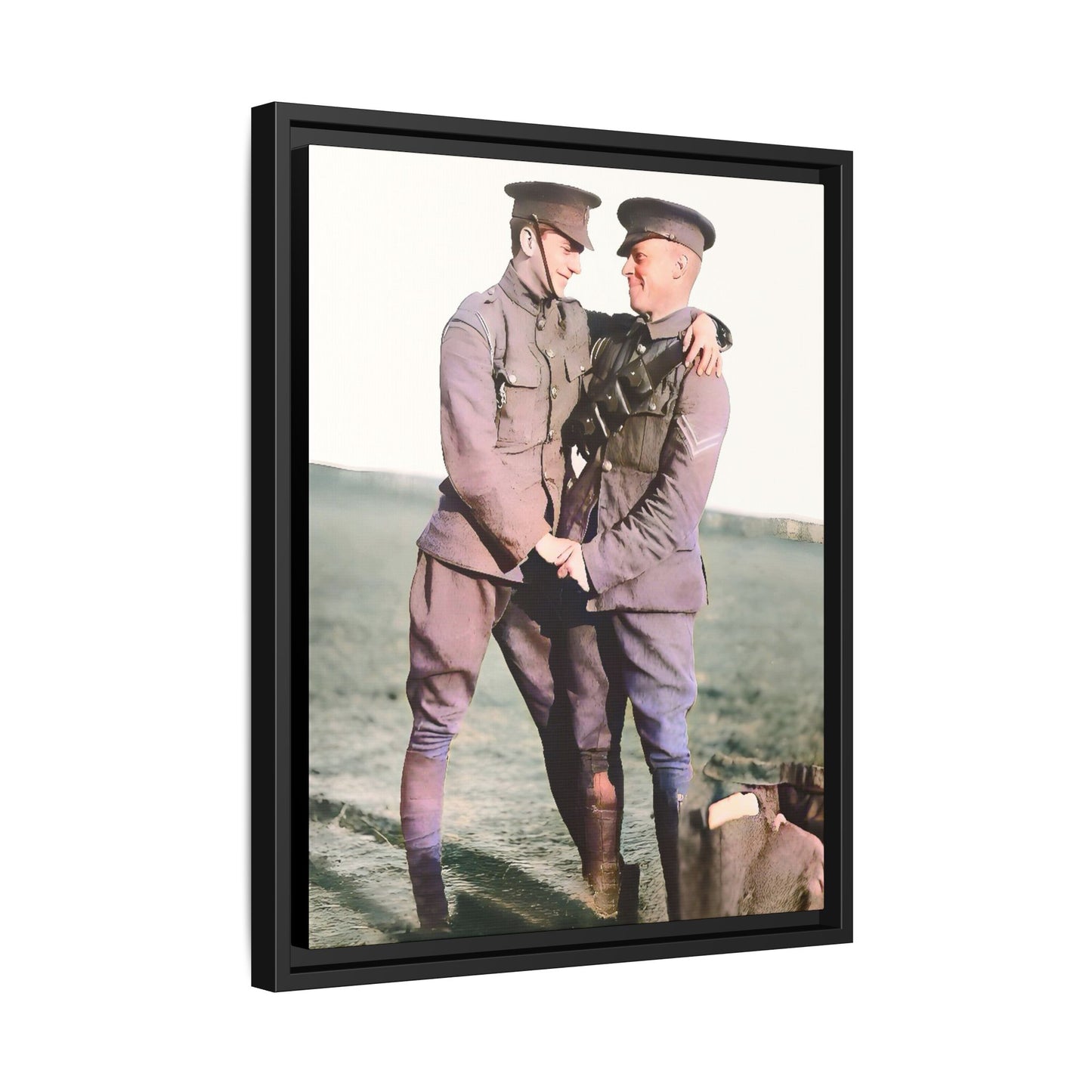 paire 109 | Framed Vintage Photo - Matte Canvas