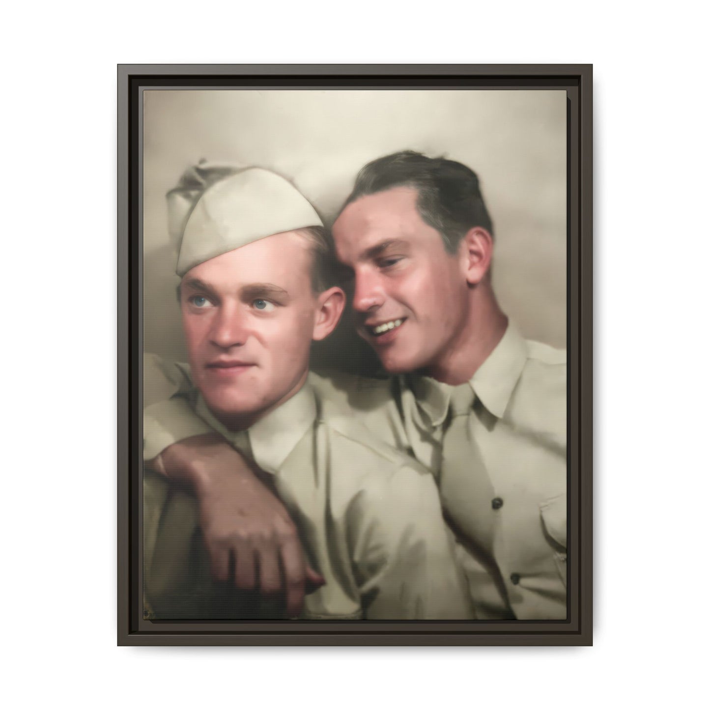 paire 049 | Framed Vintage Photo - Matte Canvas