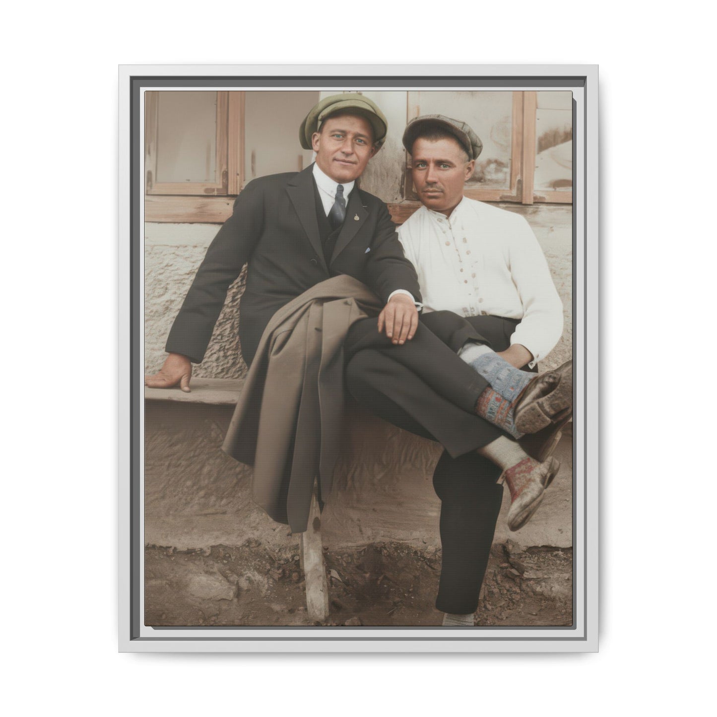 paire 097 | Framed Vintage Photo - Matte Canvas