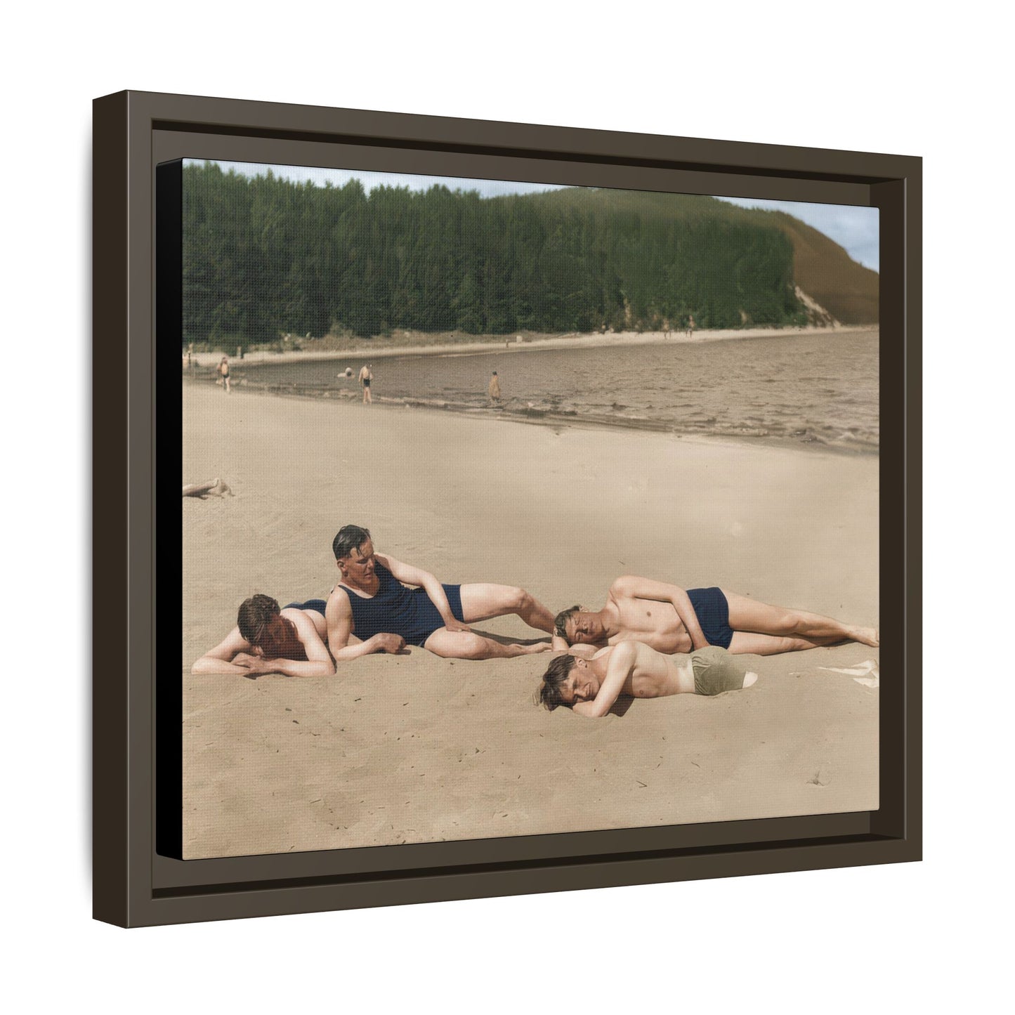 nager 026 | Framed Vintage Photo - Matte Canvas