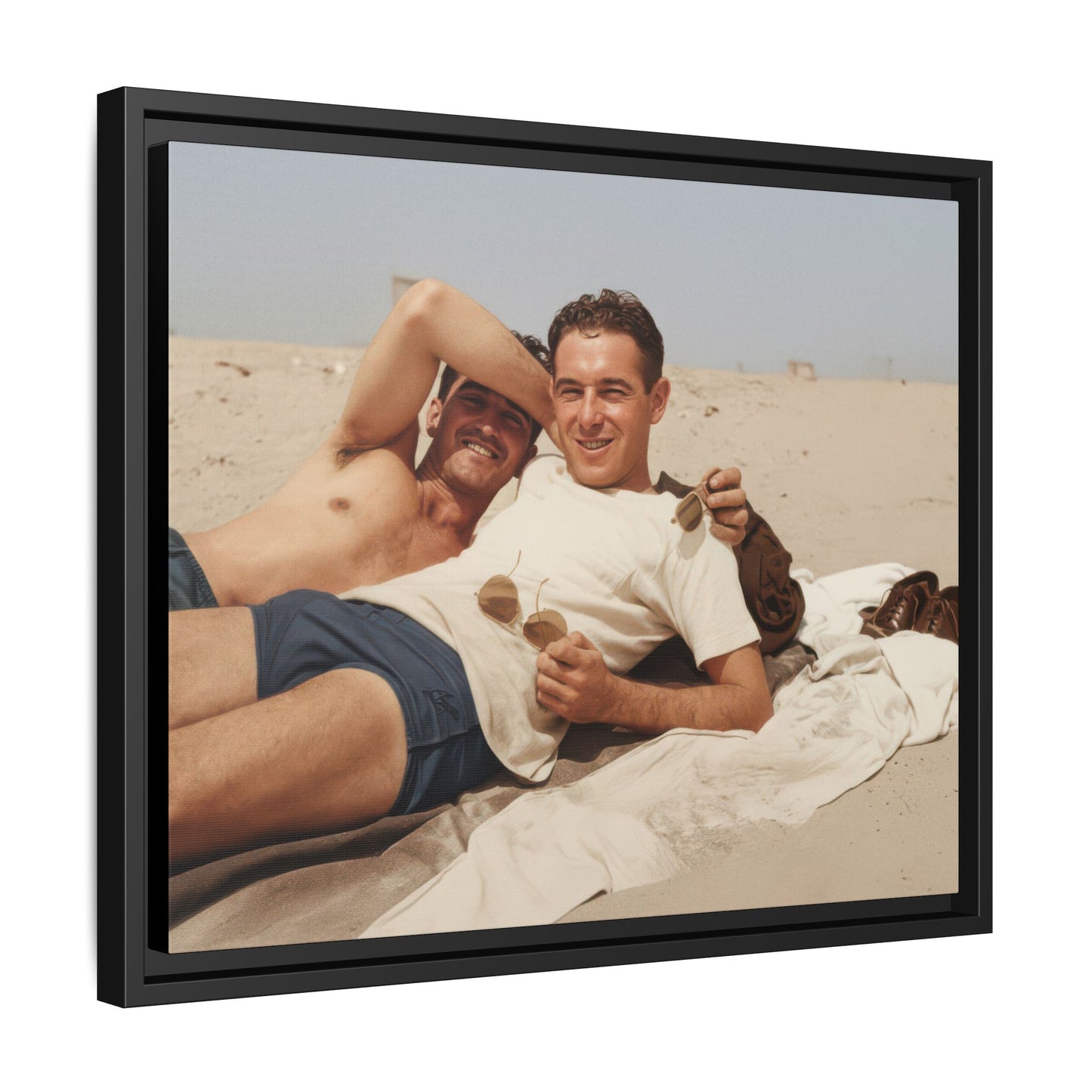nager 020 | Framed Vintage Photo - Matte Canvas