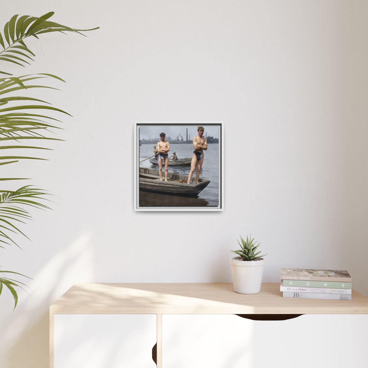 nager 050 | Framed Vintage Photo - Matte Canvas