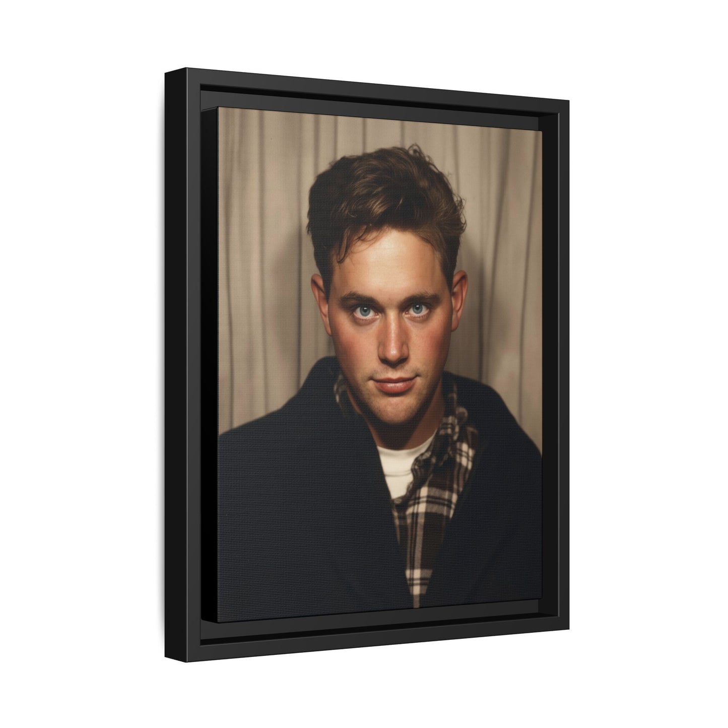 celibataire 001 | Framed Vintage Photo - Matte Canvas