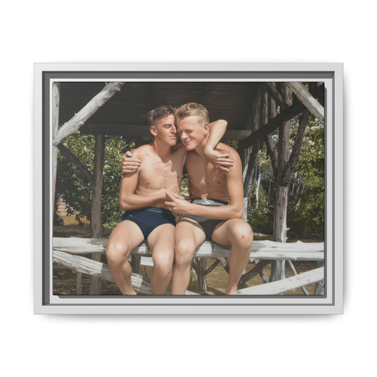 nager 011 | Framed Vintage Photo - Matte Canvas
