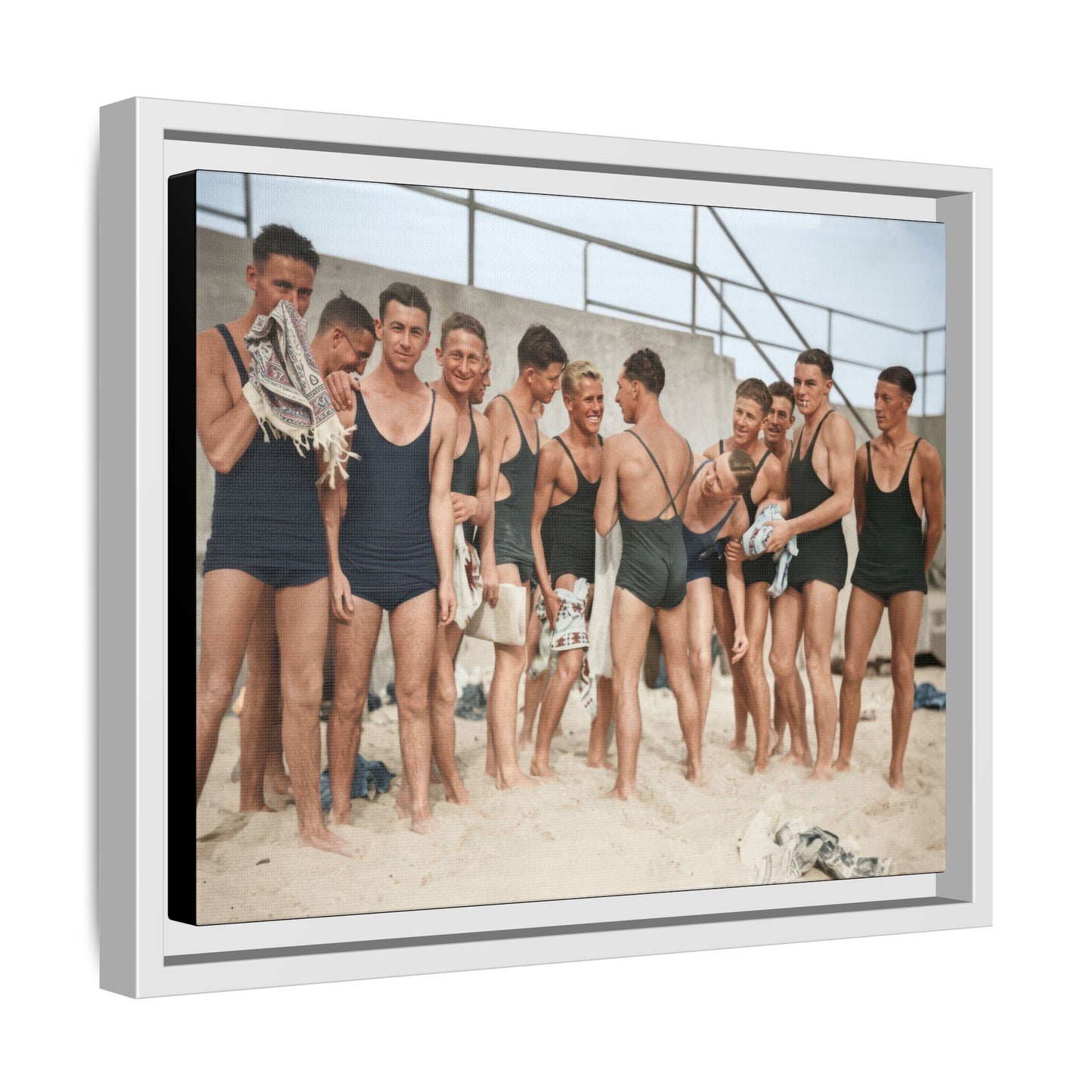 nager 007 | Framed Vintage Photo - Matte Canvas