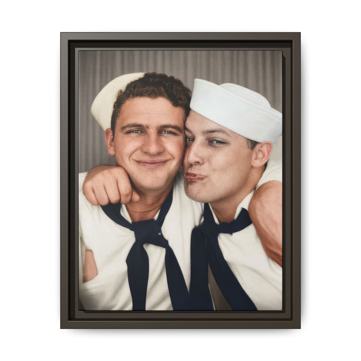 paire 159 | Framed Vintage Photo - Matte Canvas