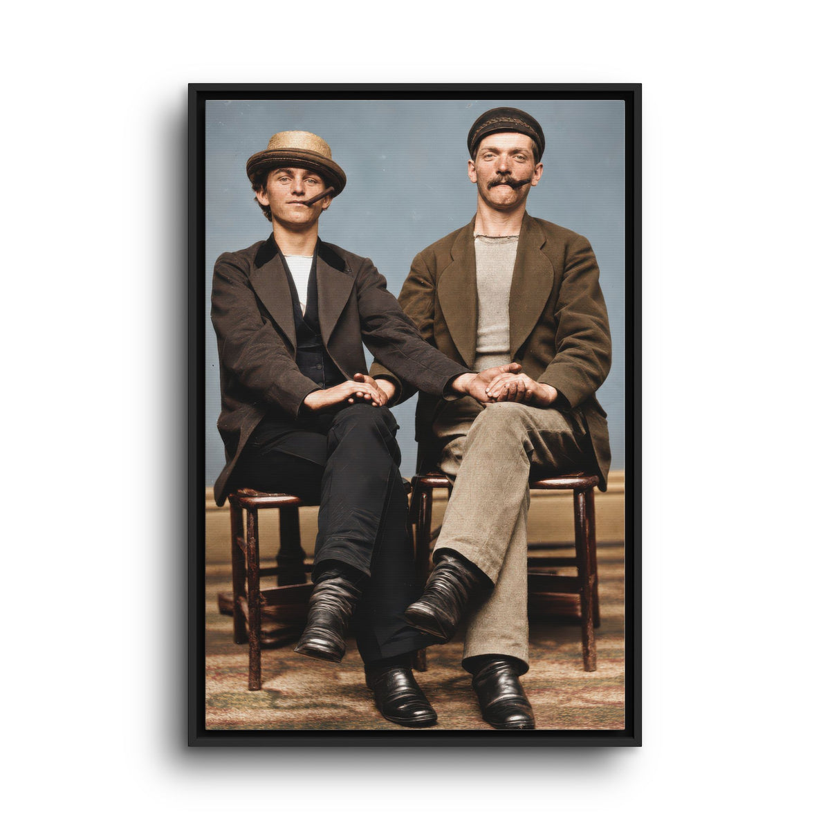 paire 170 | Framed Vintage Photo - Matte Canvas