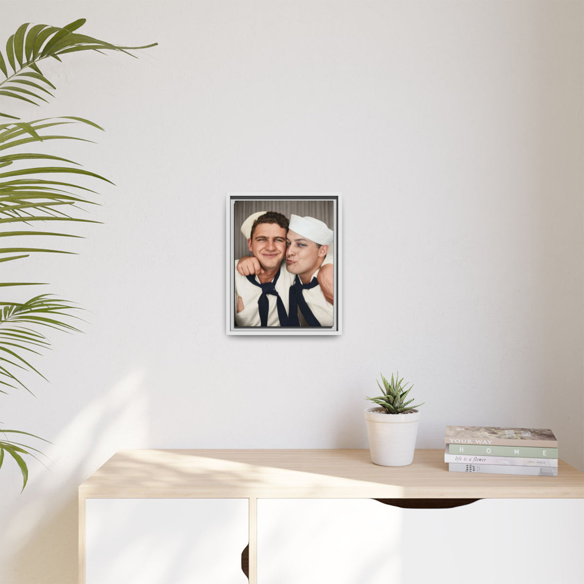 paire 159 | Framed Vintage Photo - Matte Canvas
