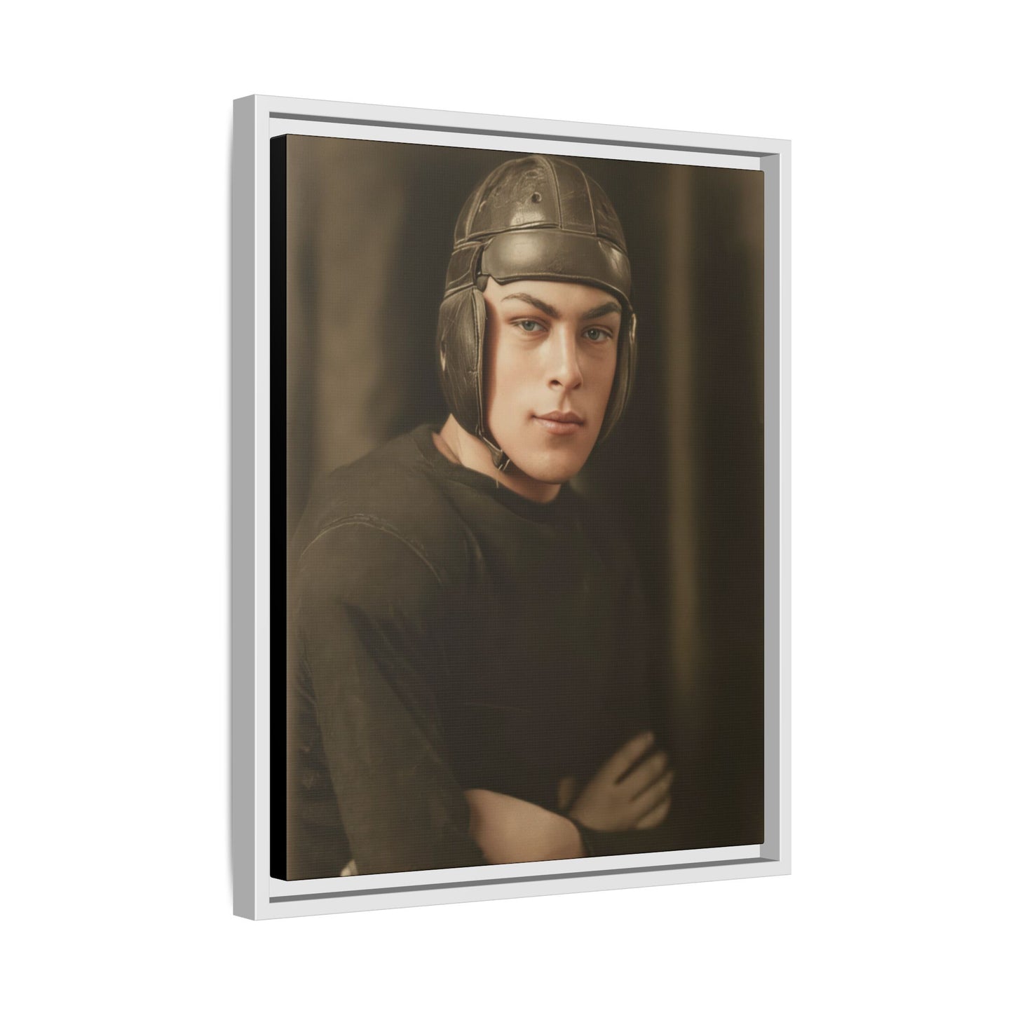 athlétisme 009 | Framed Vintage Photo - Matte Canvas