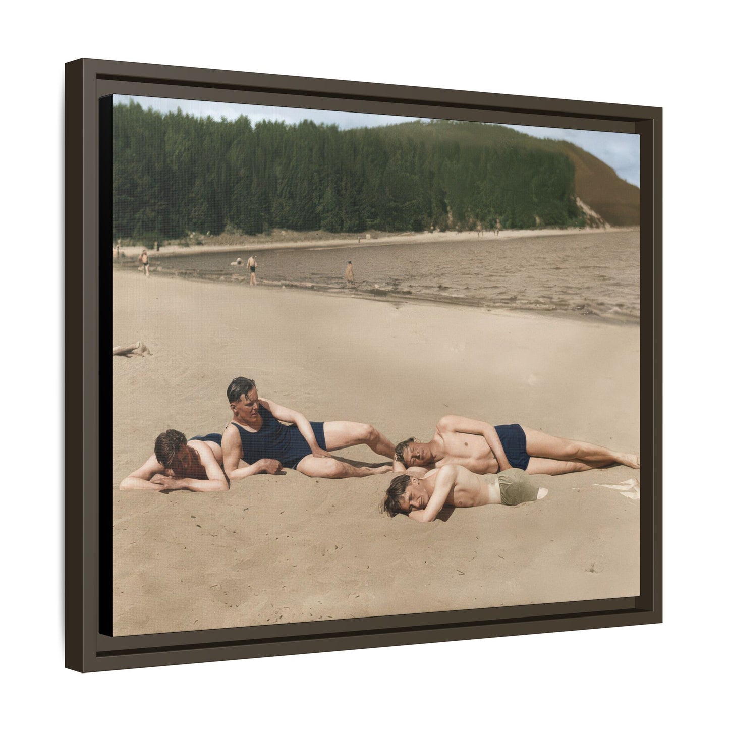 nager 026 | Framed Vintage Photo - Matte Canvas