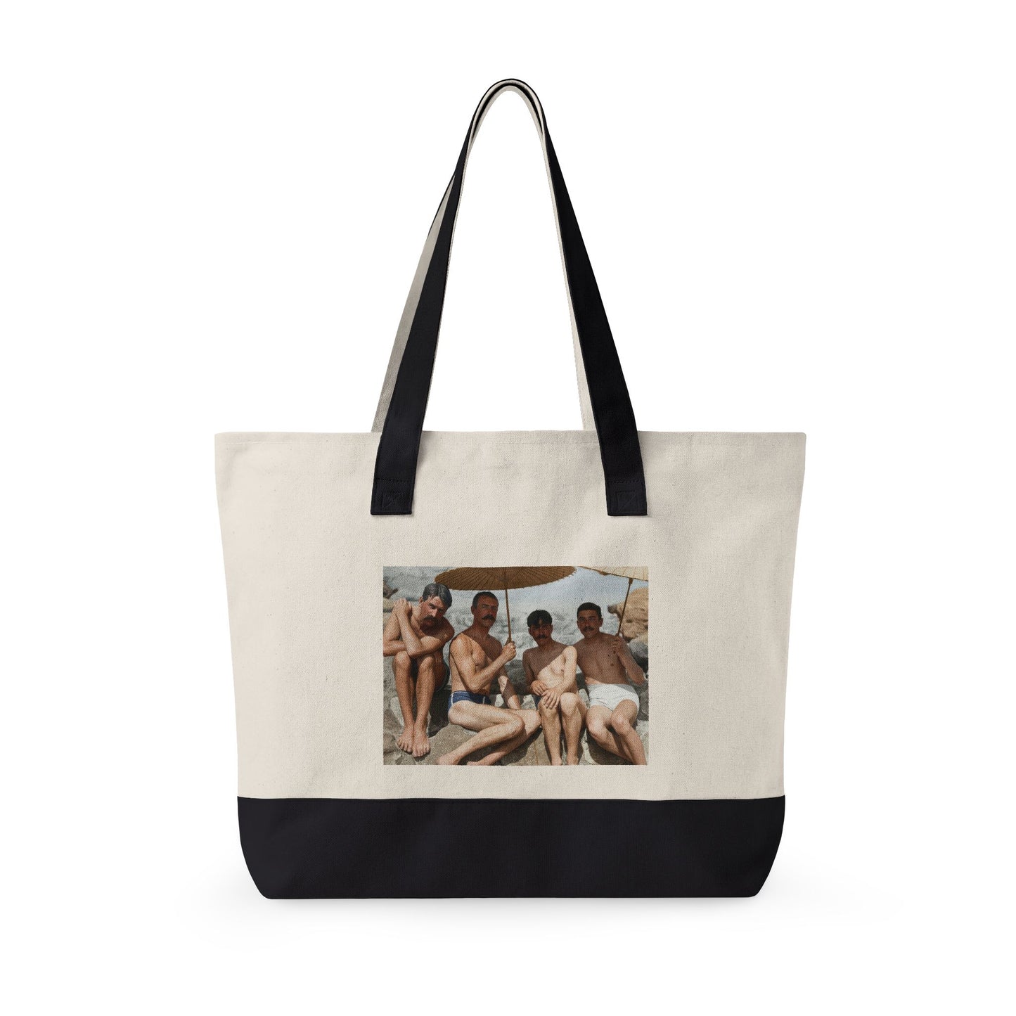 Beach Day Zippered Canvas Tote | Nager 030