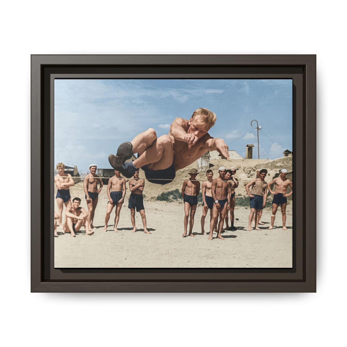 nager 039 | Framed Vintage Photo - Matte Canvas