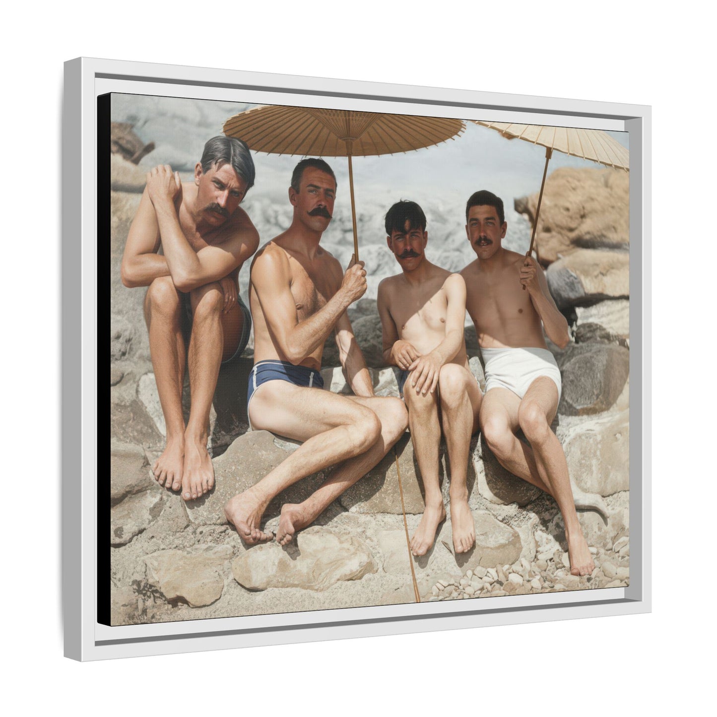nager 030 | Framed Vintage Photo - Matte Canvas