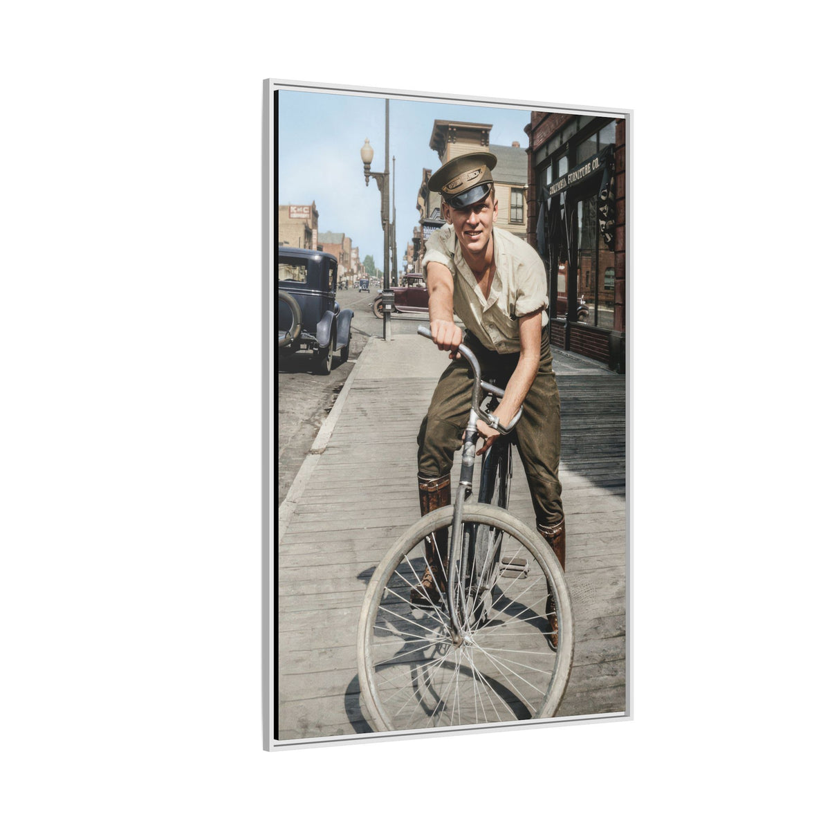 celibataire 007 | Framed Vintage Photo - Matte Canvas