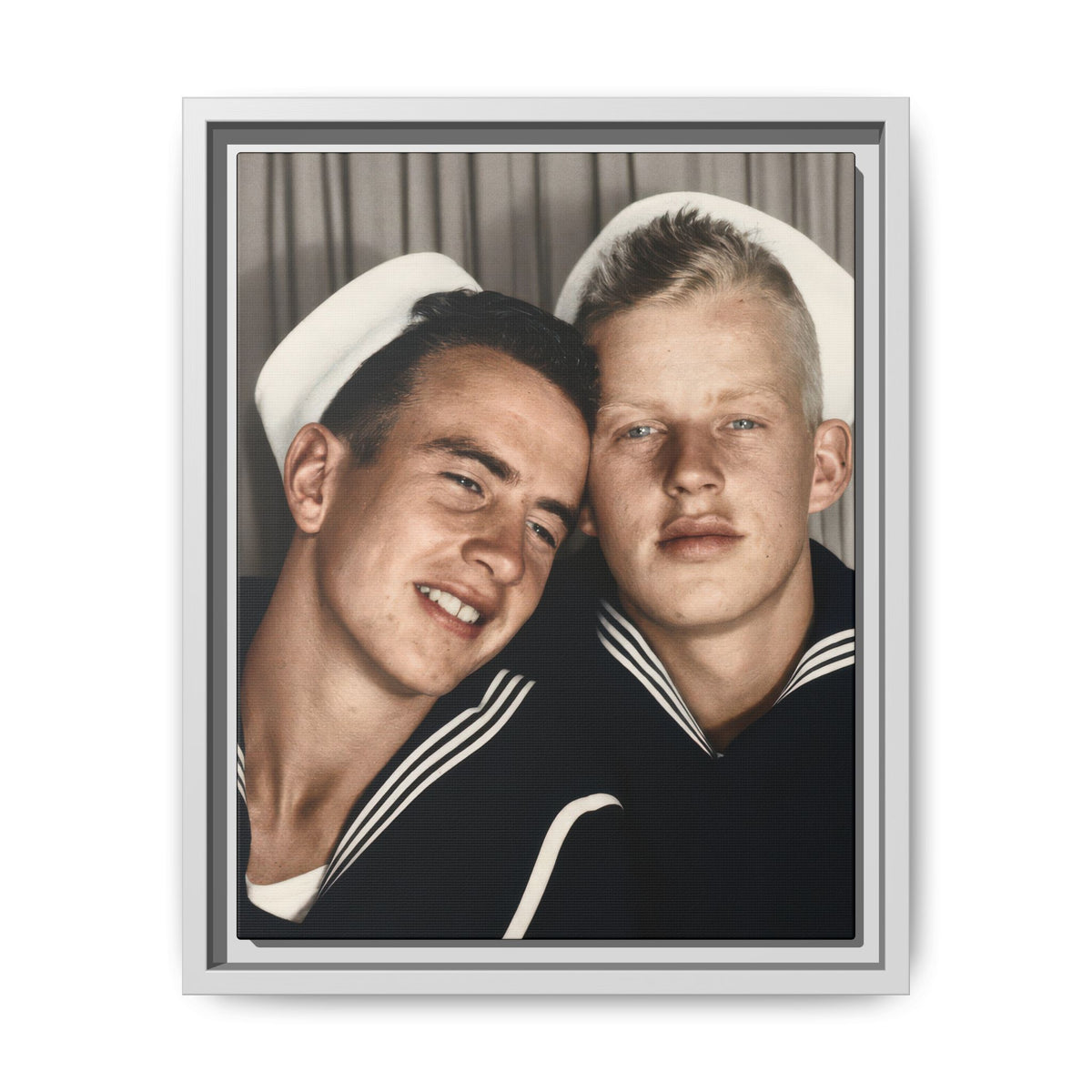 paire 158 | Framed Vintage Photo - Matte Canvas