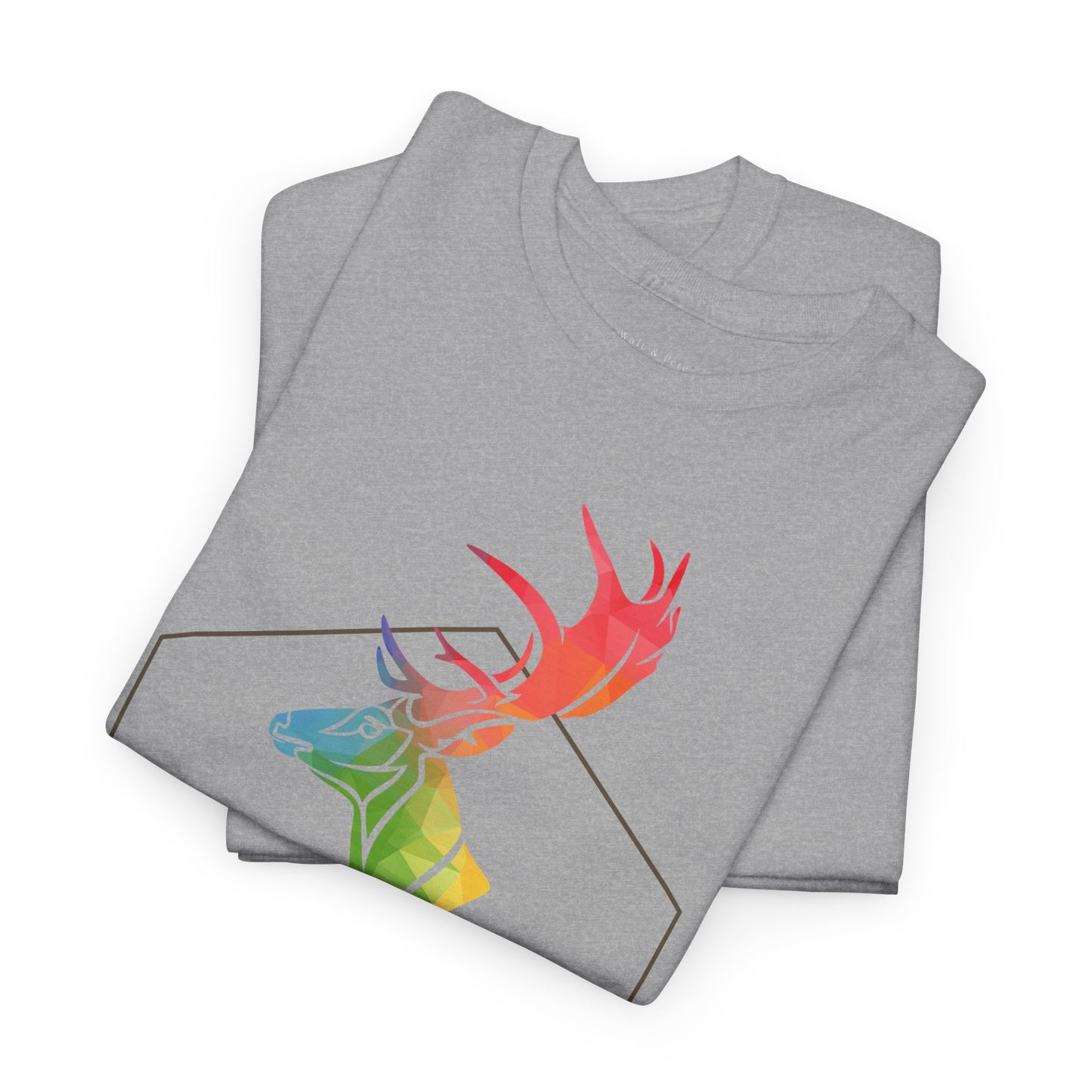 fearless pride shirt geometric deer 