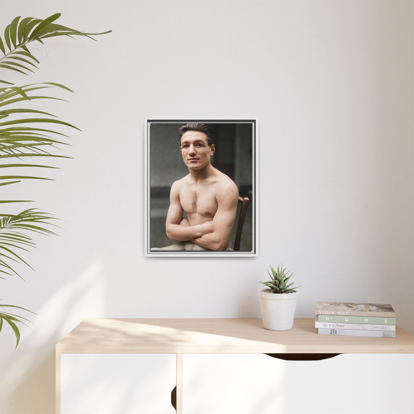 athlétisme 046 | Framed Vintage Photo - Matte Canvas