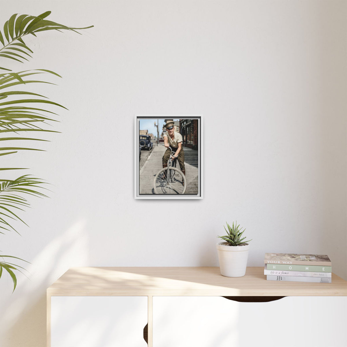 celibataire 007 | Framed Vintage Photo - Matte Canvas