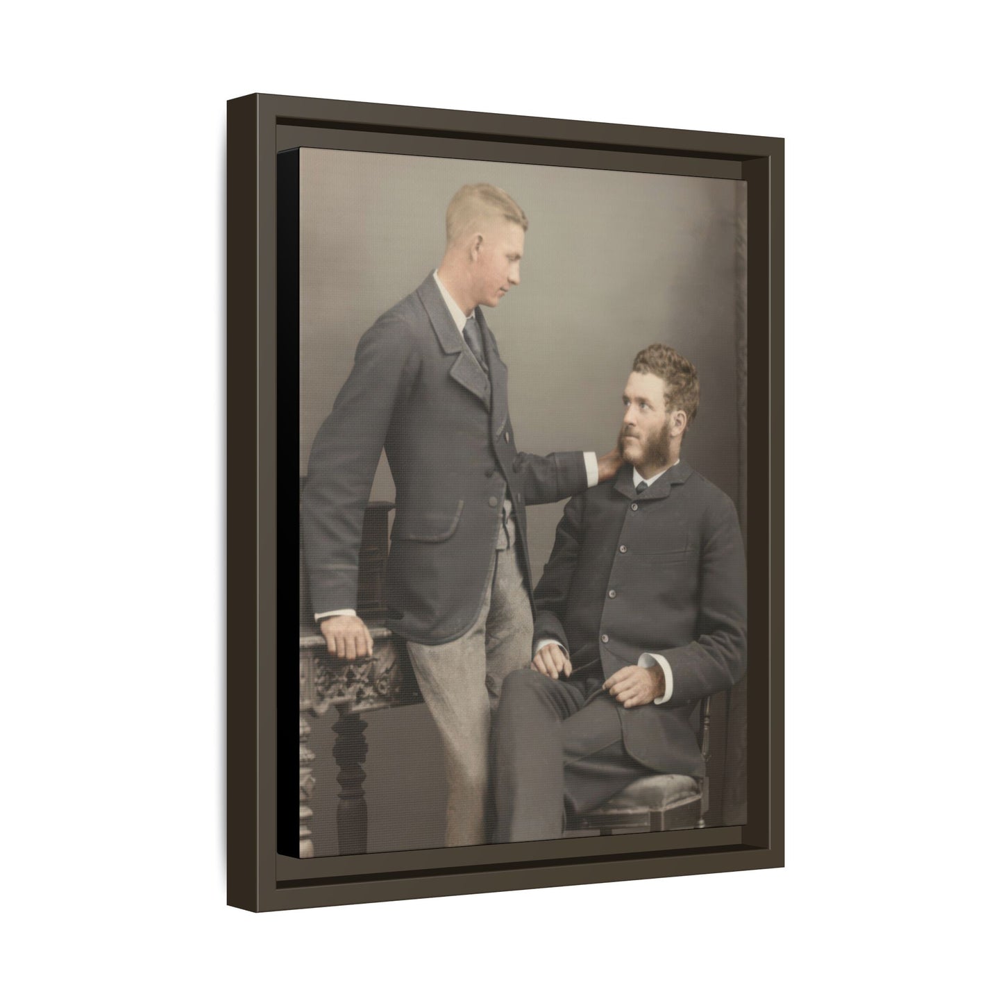 paire 111 | Framed Vintage Photo - Matte Canvas