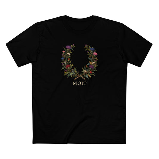Scottish Thistle Mòit Pride T-Shirt | LGBTQ+ Gaelic Botanical Tee