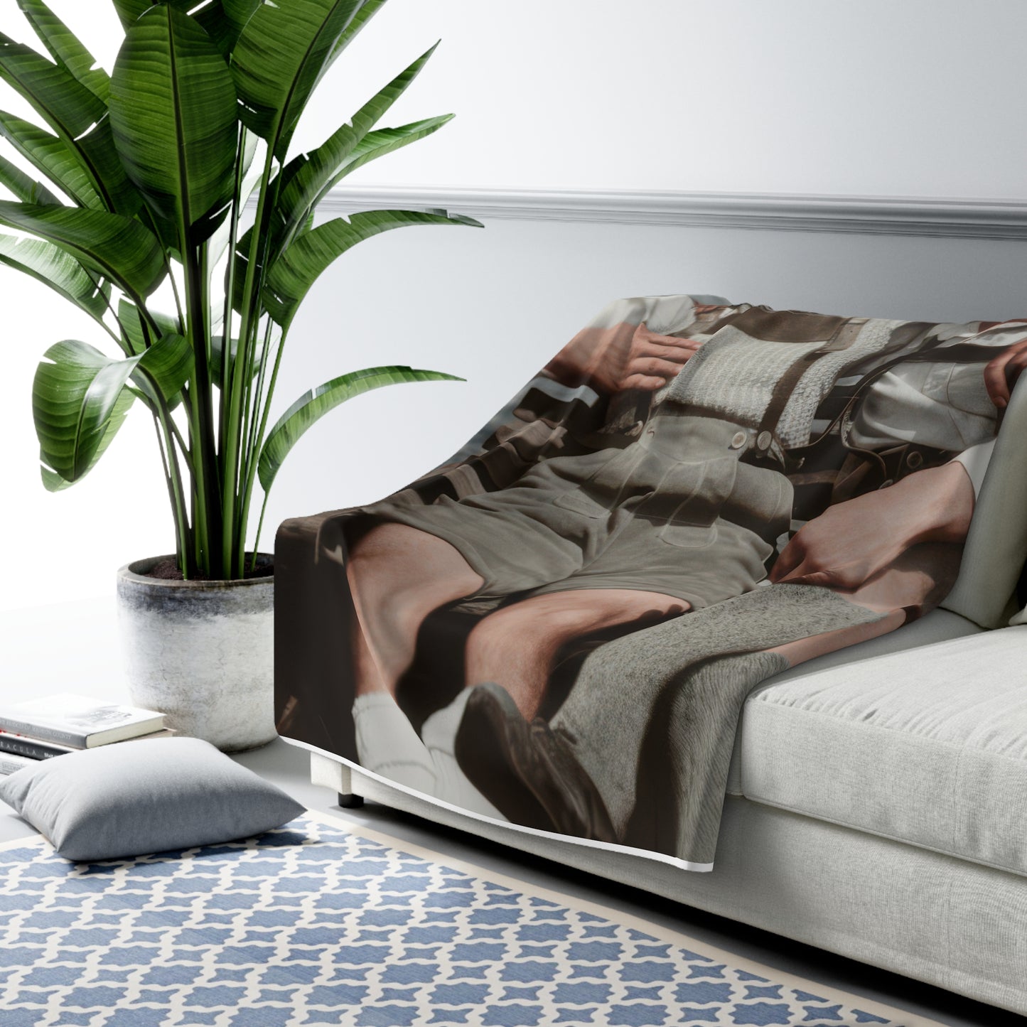 Heirloom Sherpa Blanket – paire 116 Premium fleece throw · 50x60, 60x80