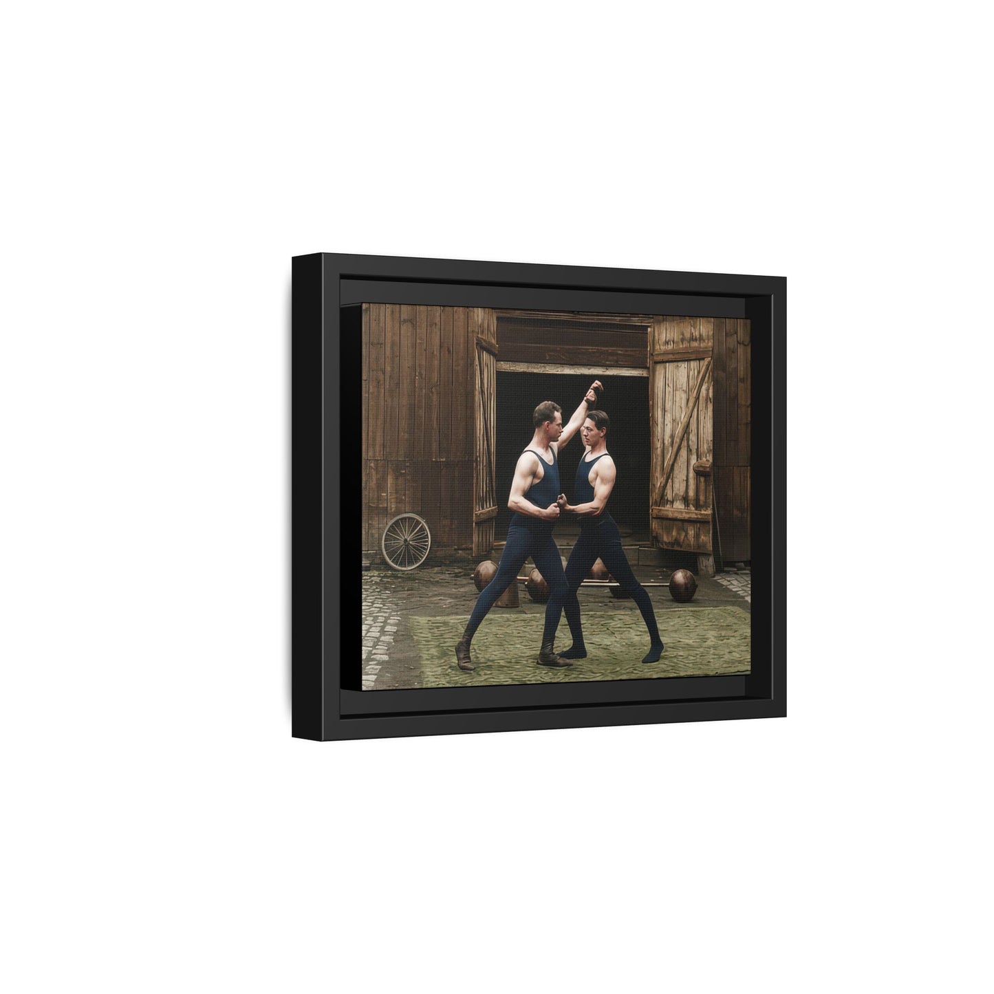 athlétisme 036 | Framed Vintage Photo - Matte Canvas