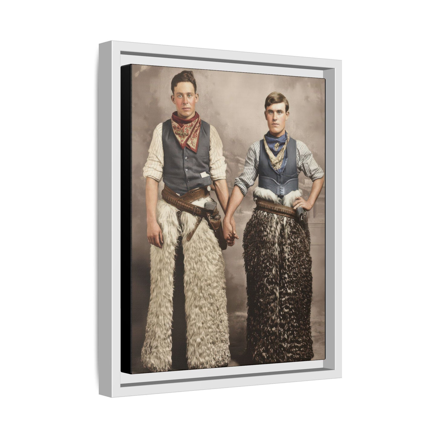 paire 126 | Framed Vintage Photo - Matte Canvas