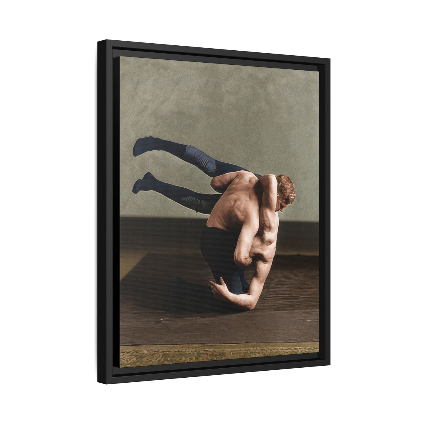 athlétisme 026 | Framed Vintage Photo - Matte Canvas