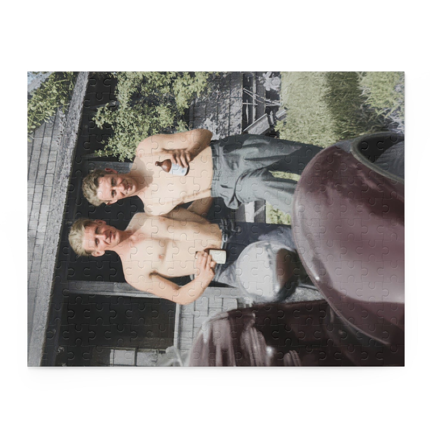 Vintage Beach Photo Puzzles | paire 109