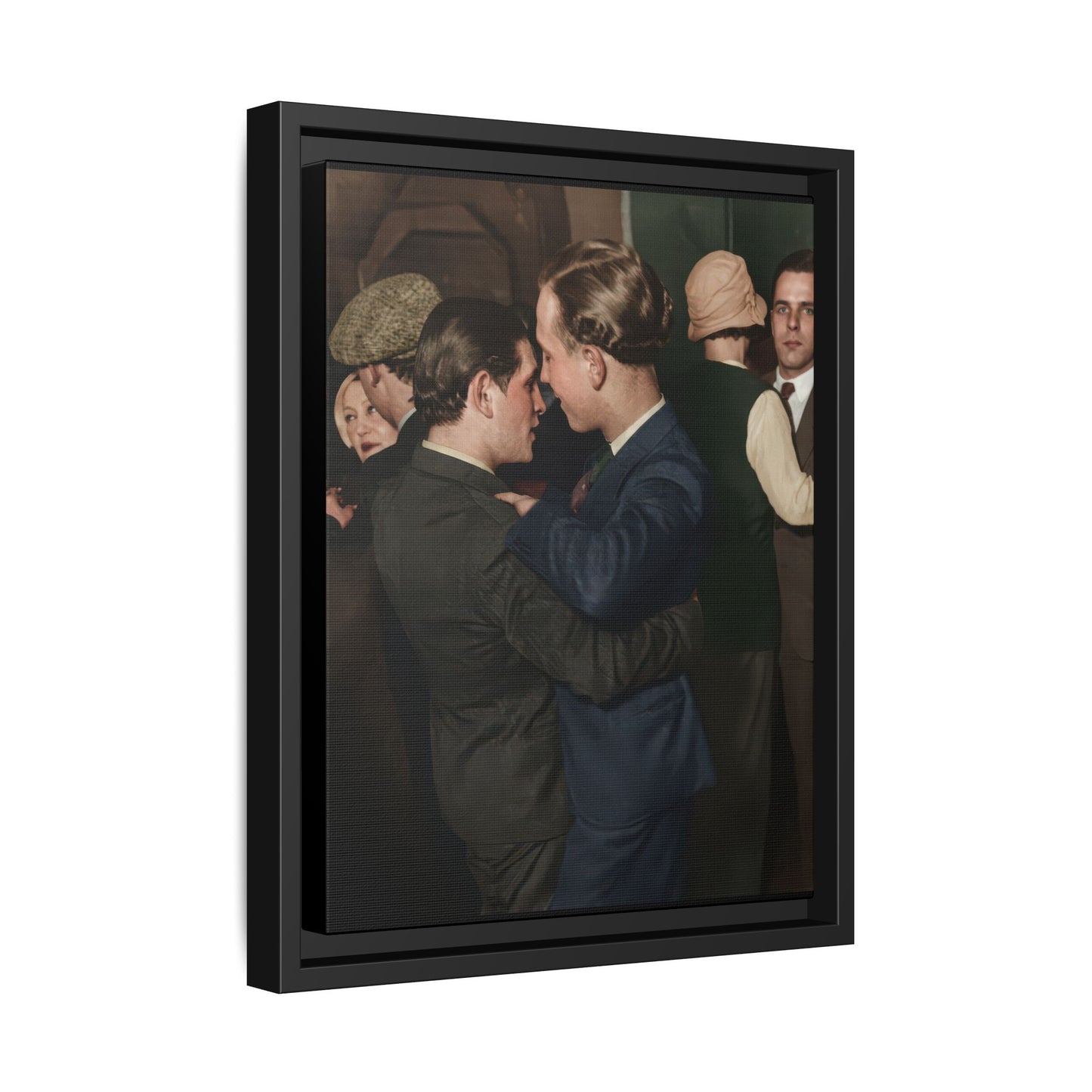 paire 141 | Framed Vintage Photo - Matte Canvas