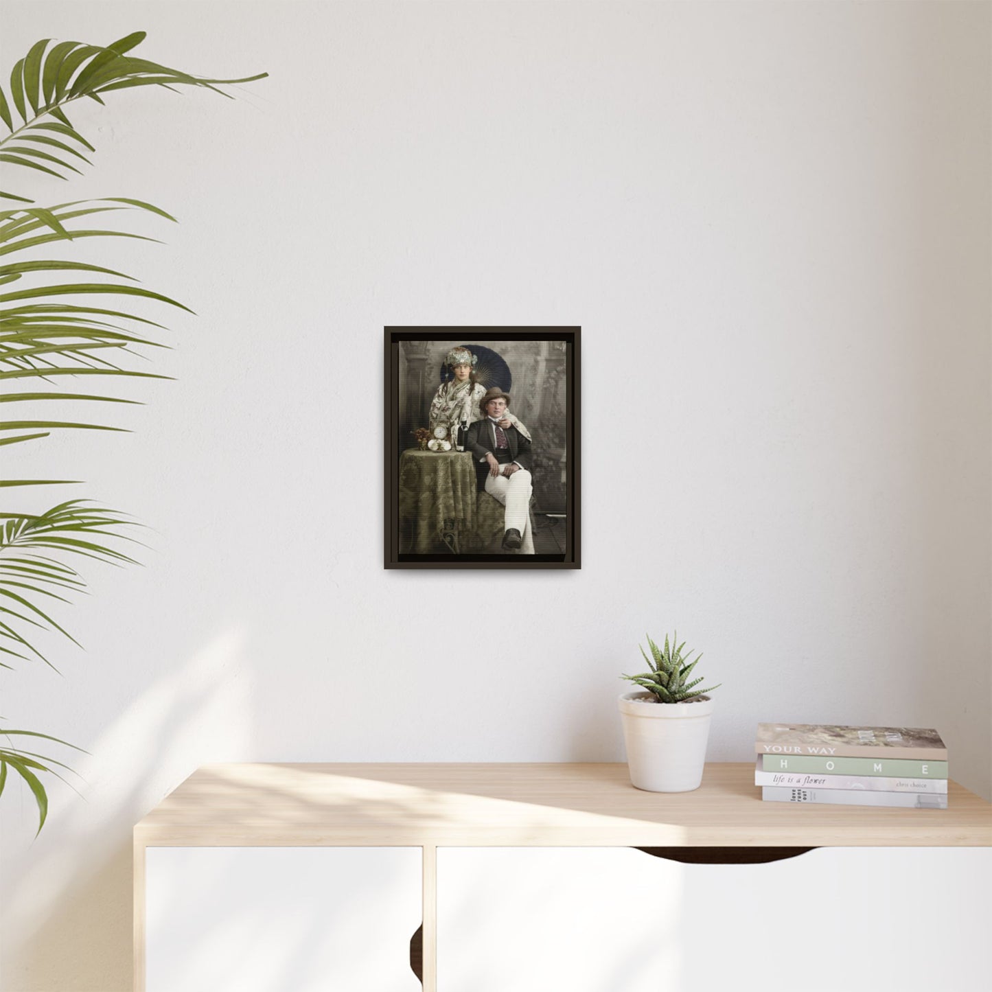 paire 009 | Framed Vintage Photo - Matte Canvas
