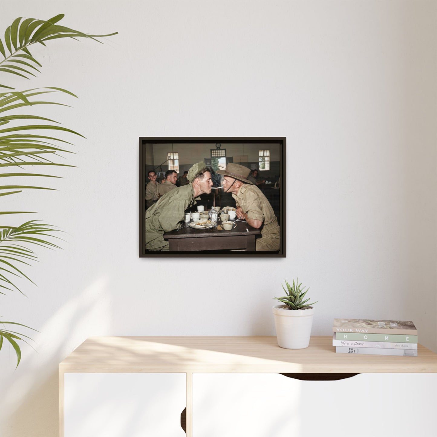 paire 143 | Framed Vintage Photo - Matte Canvas