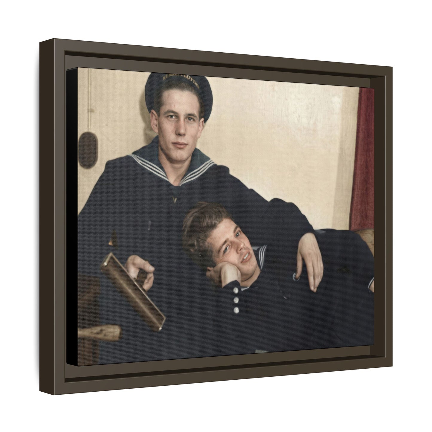 paire 010 | Framed Vintage Photo - Matte Canvas