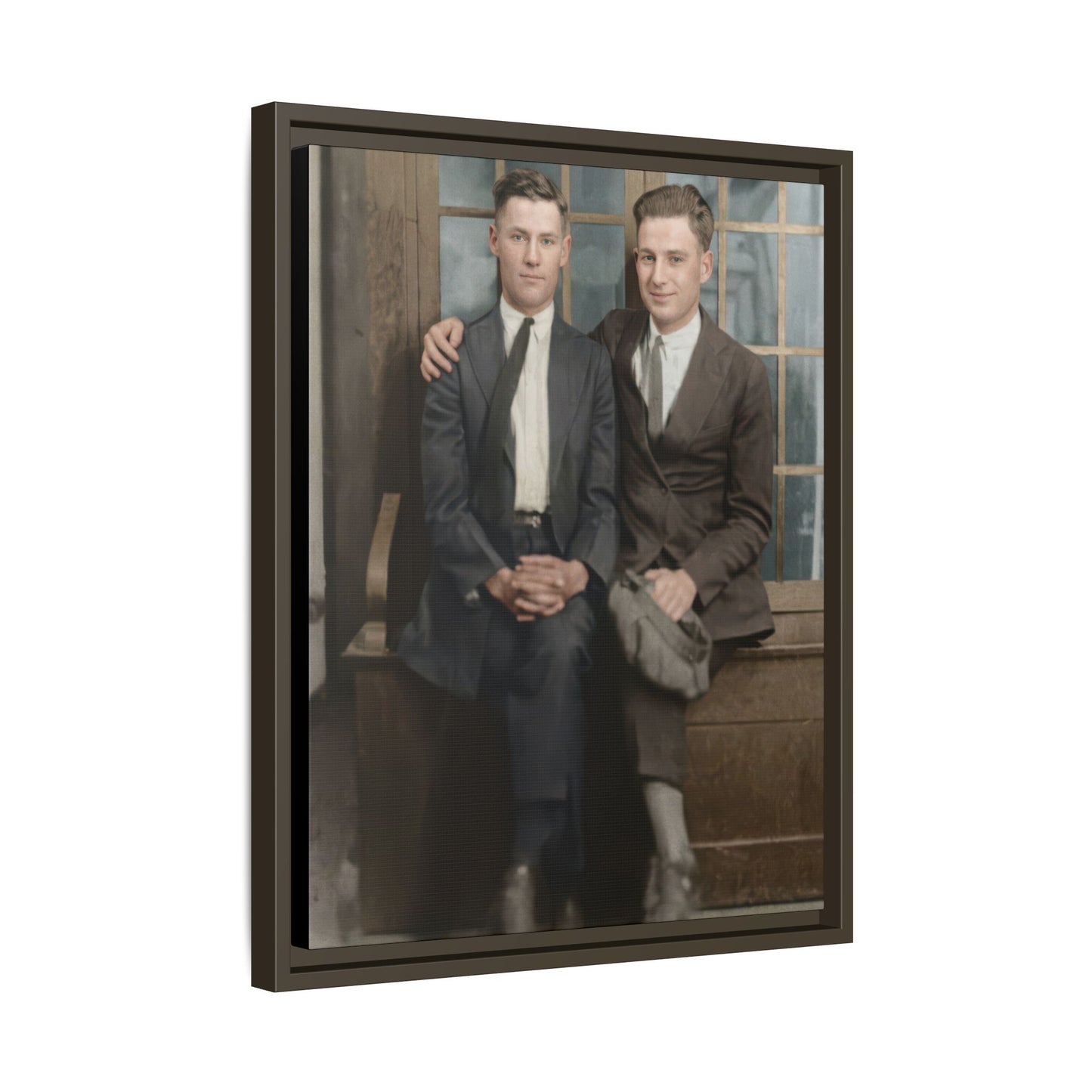 paire 105 | Framed Vintage Photo - Matte Canvas