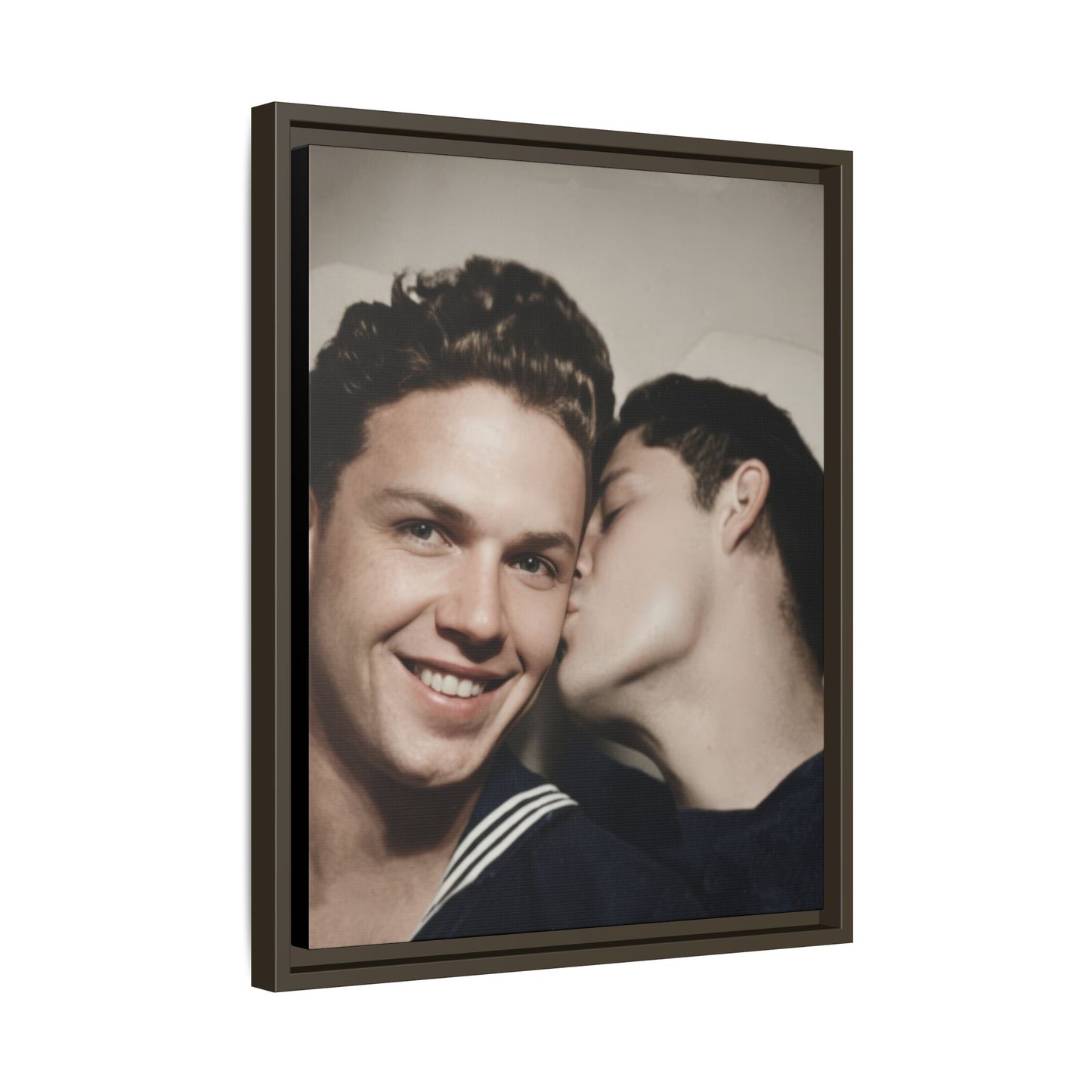 paire 035 | Framed Vintage Photo - Matte Canvas