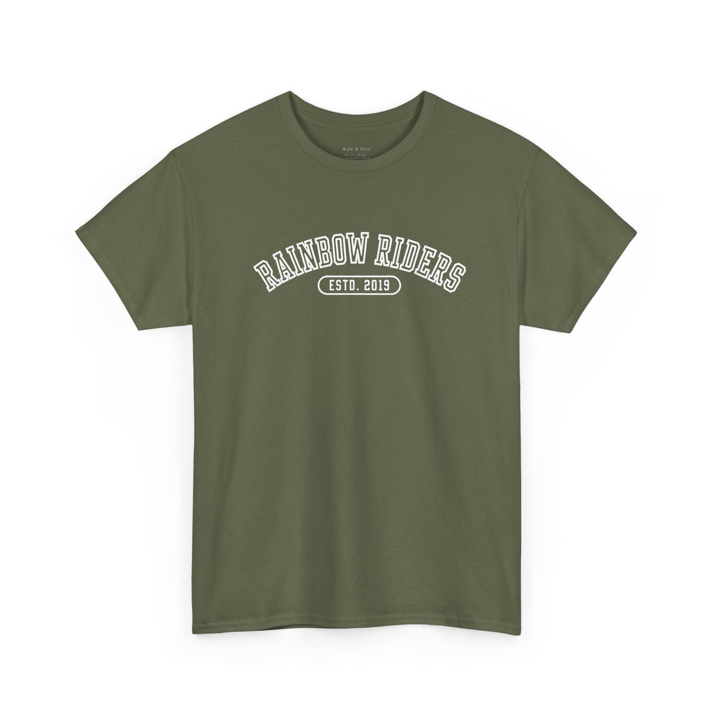 Rainbow Riders Collegiate T-Shirt | Est. 2019 LGBTQ+ Pride Tee