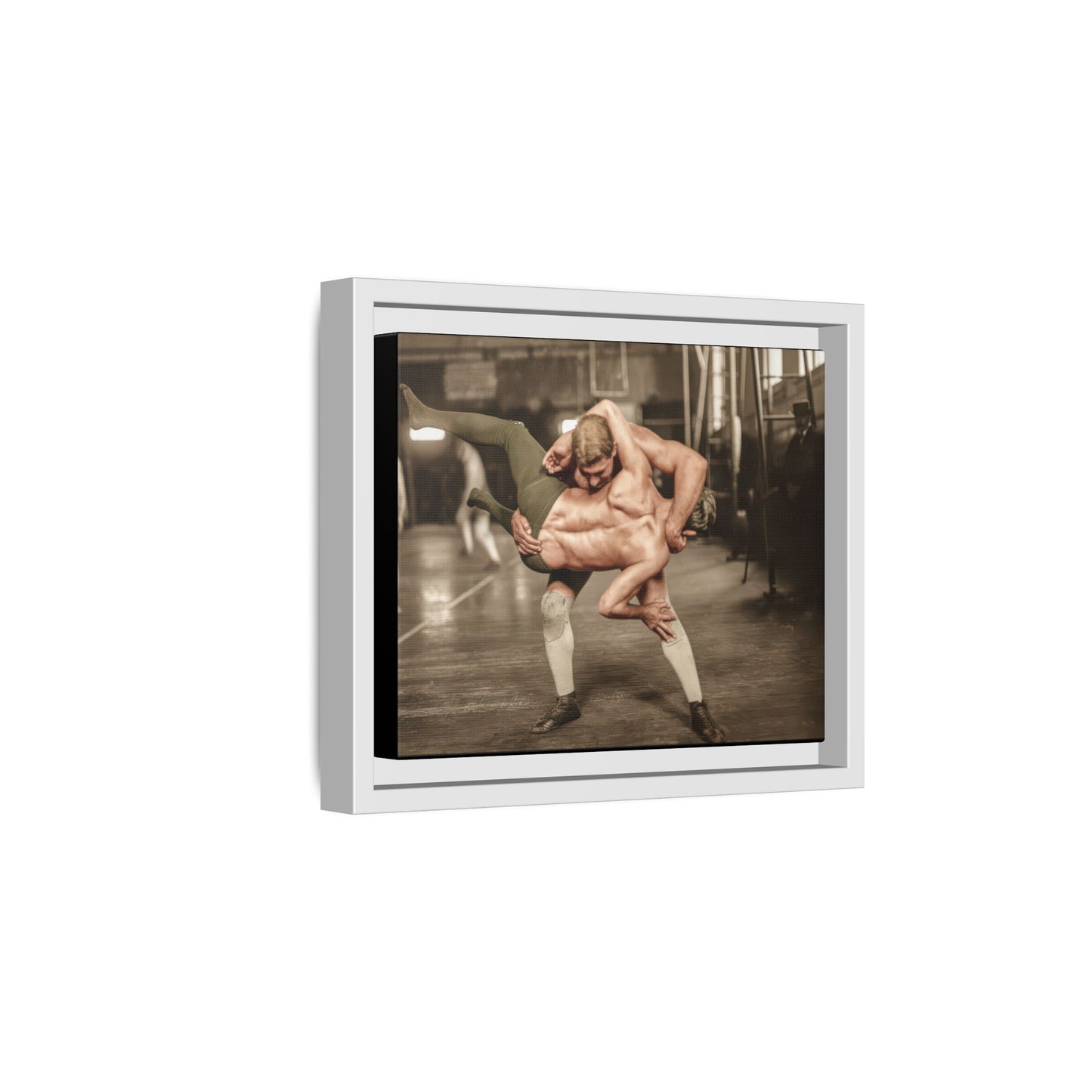 athlétisme 006 | Framed Vintage Photo - Matte Canvas