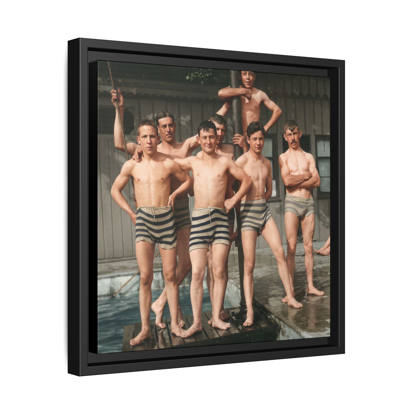 nager 010 | Framed Vintage Photo - Matte Canvas
