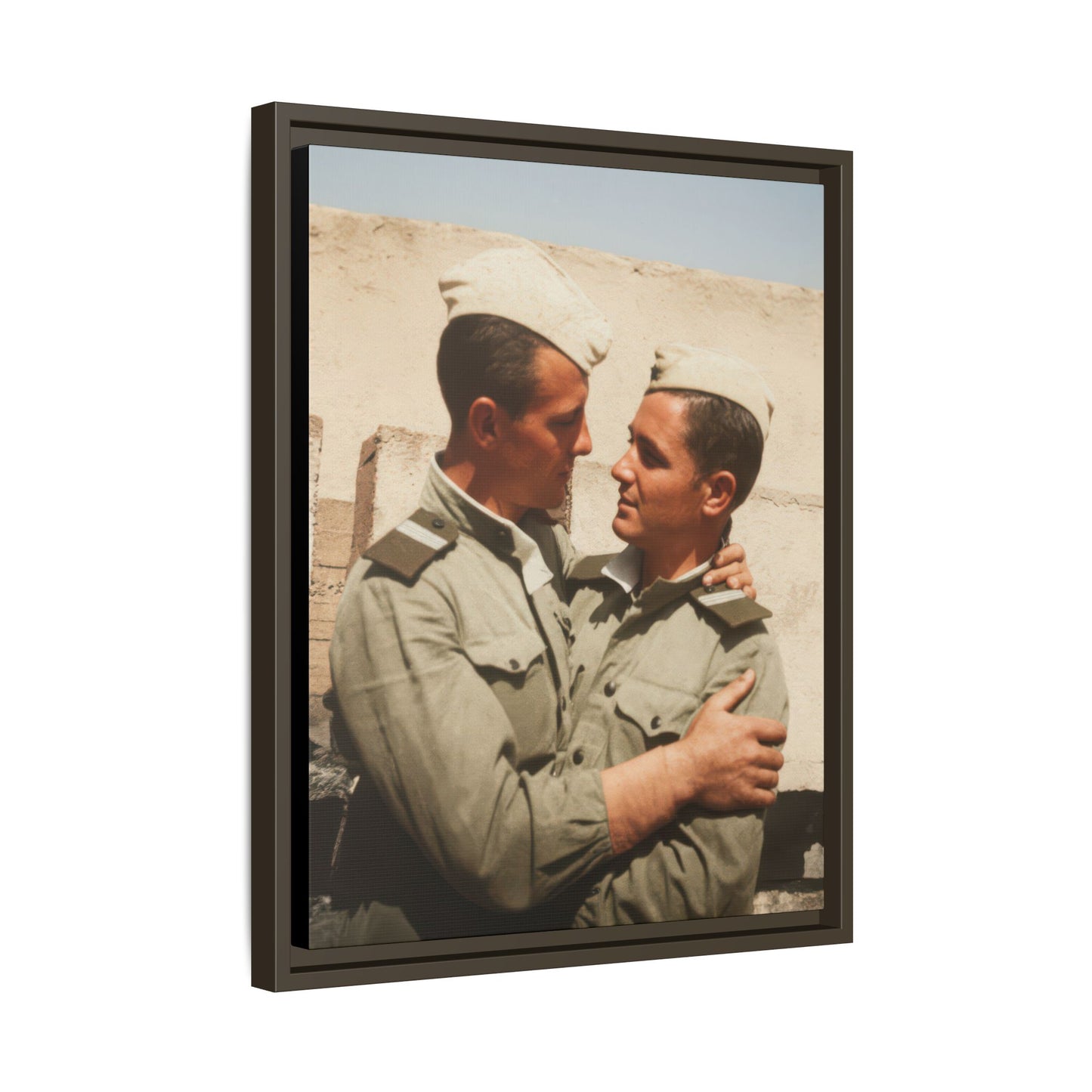 paire 133 | Framed Vintage Photo - Matte Canvas