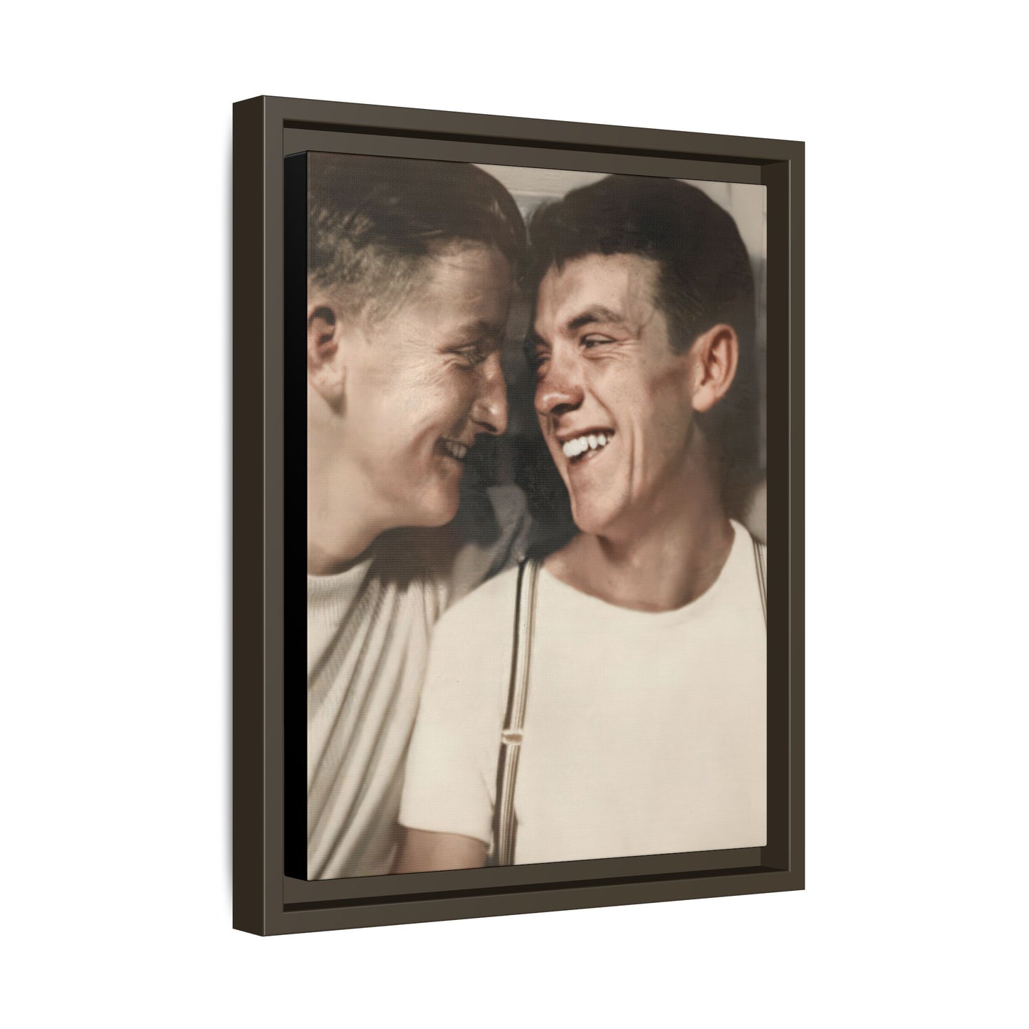 paire 067 | Framed Vintage Photo - Matte Canvas