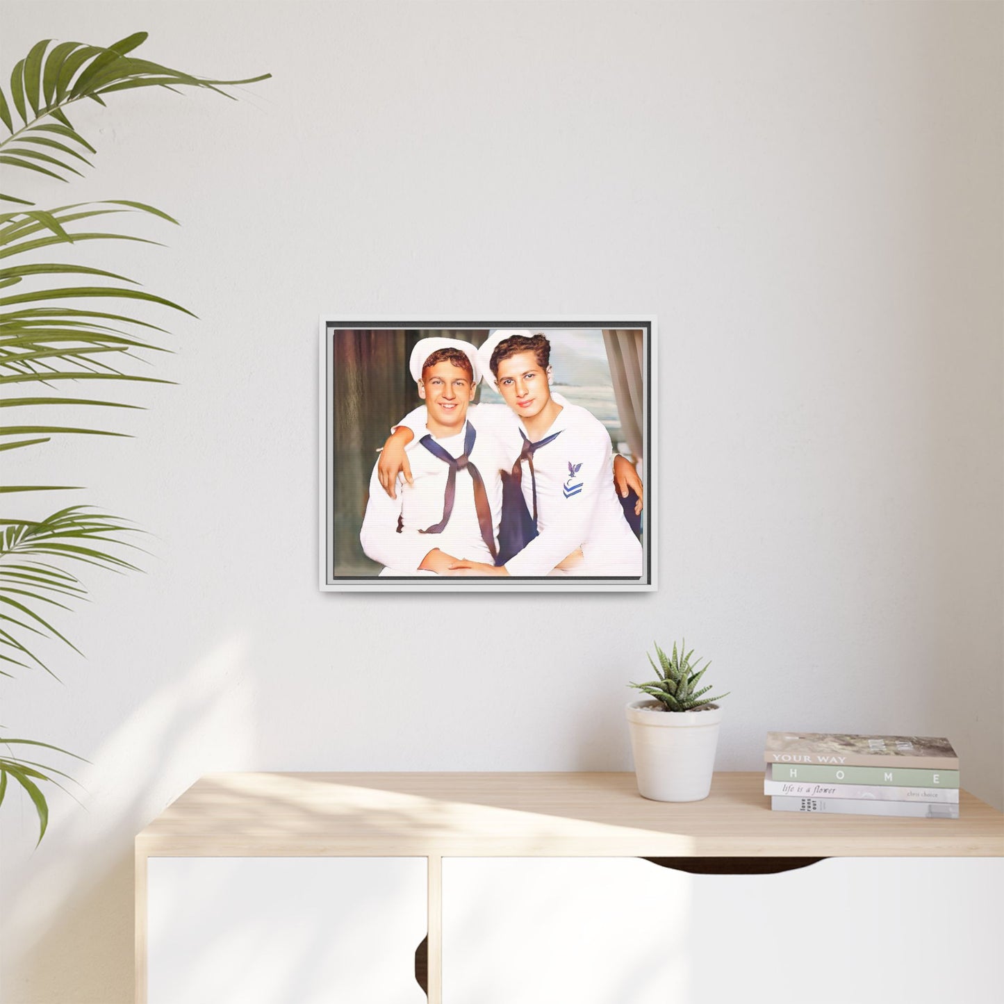 paire 050 | Framed Vintage Photo - Matte Canvas