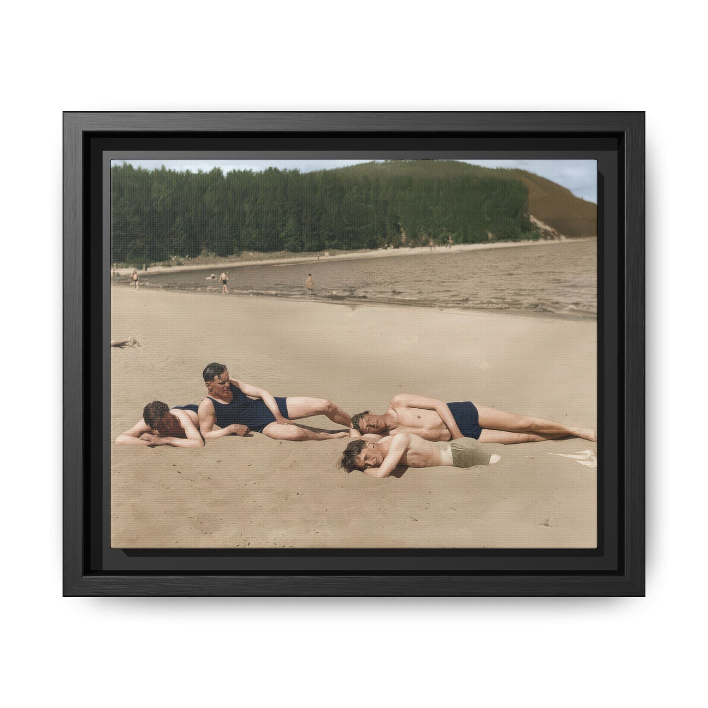 nager 026 | Framed Vintage Photo - Matte Canvas